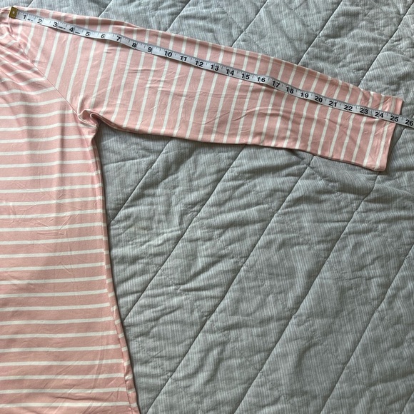 Ekoauer New Pink Striped Pajama Set L - Picture 8 of 15